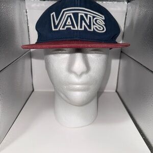 Vans Blue and Red Logo Hat